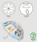 Детски Чадър Механичен Блуи Bluey