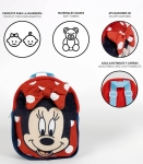 Раница за Детска Градина на Точки Мини Маус Minnie с 1 Отделение и Голяма Панделка
