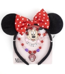 Детска  Диадема За Коса С Колие И Гривна Мини Маус Minnie Mouse