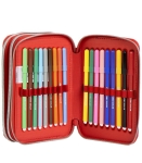 Ученически Несесер с 3 Ципа и Пособия Спайдърмен Spider-Man