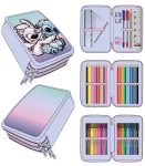 Ученически Несесер с 3 Ципа и Ученически Пособия Стич Stitch