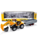 Трактор с Багер и Ремарке