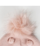 ДЕТСКА ПЛЕТЕНА ШАПКА С ТОПЧЕНЦА MINNIE