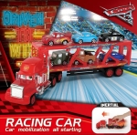 Автовоз на 2 нива с 6 колички, Колите, Cars