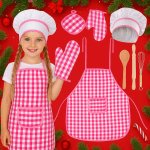 Детски готварски комплект Little Chef – 7 части, Малка пекарка
