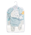 Комплект за Изписване от Памук 8 Части за Момче – Подаръчен Бебешки Сет