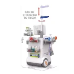 Докторска количка, Little Doctor център със Звук, Светлини, Скенер и Монитор, Синя