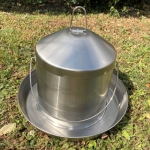 Поилка за Птици 8 Литра Неръждаема Стомана за Кокошки, Пилета и Патици