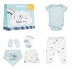 Комплект за Изписване от Памук 8 Части за Момче – Подаръчен Бебешки Сет