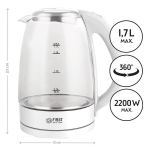 Електрическа кана FIRST FA-5404-1-WI