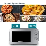 МИКРОВЪЛНОВА ФУРНА, сива KUMTEL HMIN-06