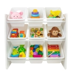 Етажерка за играчки  с 9 Кутии за Съхранение 