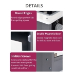 Детска Дървена Кухня  със Звук, Светлина, Бяла 