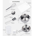 Детска Дървена Кухня  със Звук, Светлина, Бяла 