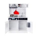 Детска Дървена Кухня  със Звук, Светлина, Бяла 