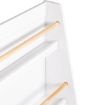 Детска Етажерка , Дървен Органайзер за Книжки и Играчки, Бял Цвят, за Уютната Детска Стая