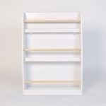 Детска Етажерка , Дървен Органайзер за Книжки и Играчки, Бял Цвят, за Уютната Детска Стая