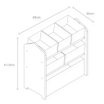 Детска Етажерка , Органайзер за Играчки с Кутии за Съхранение DINOSAUR