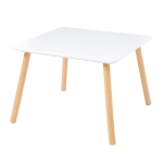 Детска Маса с 2 Столчета  Комплект от Дърво, Бяла