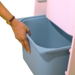 Детски Шкаф , Етажерка за Играчки с 4 Кутии за Съхранение, Бял