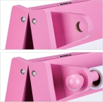 Детски Статив за Рисуване 3 в 1 - Черна Дъска, Бяла Дъска, Хартиена Ролка, SUPER GIRL