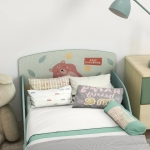 Детско Легло, Защита от Падане, Дървено, Подматрачна Рамка 70х140 см, FOREST