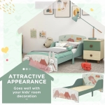 Детско Легло, Защита от Падане, Дървено, Подматрачна Рамка 70х140 см, FOREST