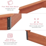 Голям Детски Пясъчник , Дървен OCTAGON, Водоустойчиво Покривало, 199х199х23 см.