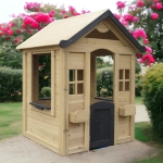 Детска Къща , Дървена, Игра на Открито в Двора и Градината, 140 х 112 x 108 см.