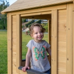 Детска Къща , Дървена, Игра на Открито в Двора и Градината, 140 х 112 x 108 см.