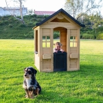 Детска Къща , Дървена, Игра на Открито в Двора и Градината, 140 х 112 x 108 см.