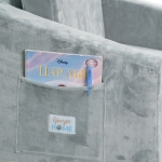 Детски Разтегателен Диван BONO, Плюшен, Мек, от Пяна - 2 в 1 за Сядане и за Сън, Сив