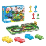 Магически Несъхнещ Пясък 600 г с форми на коли и аксесоари DEDE