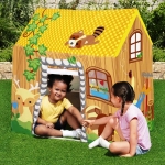 Сглобяема къща за игра - Палатка с животни, 102х76х114см, BESTWAY