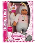 BAMBOLINA Кукла меко тяло с еднорог 41см