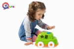 Автобус сортер с животни и геометрични фигури 26х16х17см, TECHNOK, Украйна
