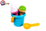 Кофичка с 3 сладоледени форми за пясък 17х12х12см TECHNOK, Украйна
