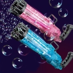 BubbleGun LED Машина за светещи сапунени балони с 21 дула, автомат за сапунени мехури | IGUANA.BG
