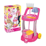 Комплект за почистване с количка на колелца, Барби, Barbie, DEDE
