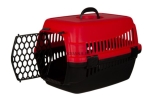 Клетка за пренос на домашни любимци , червена ,  48х28х30см