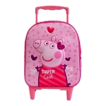 3D раница с колелца и телескопична дръжка Пепа Пиг, Peppa Pig