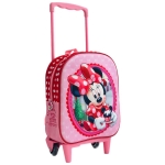 3D раница с колелца и телескопична дръжка Мини Маус, Minnie Mouse