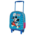 3D раница с колелца и телескопична дръжка Мики Маус, Mickey Mouse