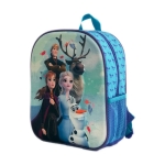 3D раница за детска градина Замръзналото кралство, FROZEN Anna Elsa Olaf Sven Kristoff