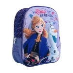 3D раница за детска градина Замръзналото кралство Елза и Олъф, FROZEN Elsa, Olaf