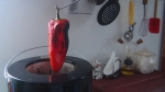 Чушкопек с капак ЕДИНИЧЕН 1200W уред за печене на чушки, Произведен в БЪЛГАРИЯ
