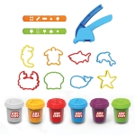 Комплект пластелини с морски формички, инструменти и преса, DEDE