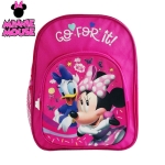 Раница за детска градина с голям и малък джоб, Мини Маус, Minnie Mouse Go For It