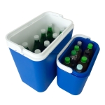 Комплект хладилни кутии, пасивни, ATLANTIC, 24+10 L, Син