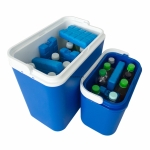 Комплект хладилни кутии, пасивни, ATLANTIC, 24+10 L, Син